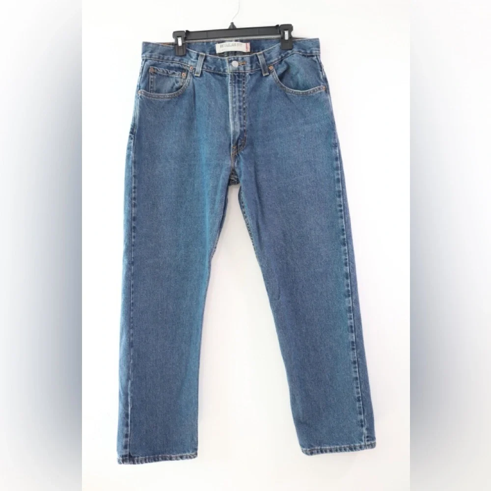 Levi's Men's 505 Straight Jeans Sz W 36 L30 Regular Fit